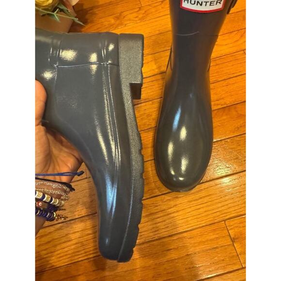 Hunters Boots Women's Short Gloss Boots UK 5 US 7 (1500 - Picture 6 of 8